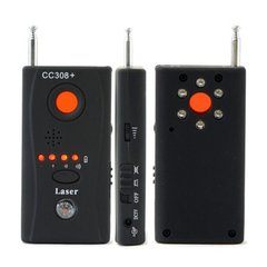 Портативный бюджетный детектор - обнаружитель жучков и объективов скрытых видеокамер Protect CC308+