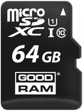 Карта памяти Goodram microSDXC 64GB UHS-I class 10 + adapter