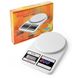 Весы кухонные электронные Digital Lion SF400 до 10 кг с подсветкой, белые