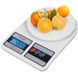 Весы кухонные электронные Digital Lion SF400 до 10 кг с подсветкой, белые