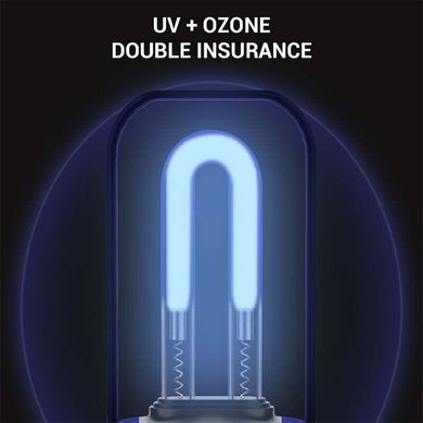 Кварцевая лампа бактерицидная ультрафиолетовая - уф стерилизатор санитайзер с аккумулятором ATWFS UVC-86, белая