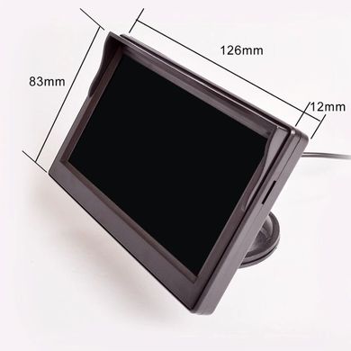 Автомобильный монитор для камеры заднего вида Podofo XSP-05, 5" дюймов, на присоске