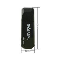 Флешка диктофон мини Saimpu A2, простая запись без настроек, SD карты до 128 Гб, 4 часа работы