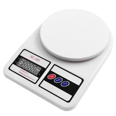Весы кухонные Electronic Kitchen SF-400, до 7 кг, белые