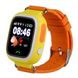 Детские умные смарт часы Smart Baby Watch Q90 с GPS трекером Yellow