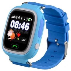 Детские умные смарт часы Smart Baby Watch Q90 с GPS трекером Blue