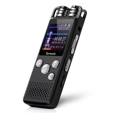 Профессиональный цифровой диктофон для журналиста Savetek GS-R07, 8 Гб памяти