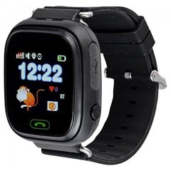 Детские умные смарт часы Smart Baby Watch Q90 с GPS трекером Black