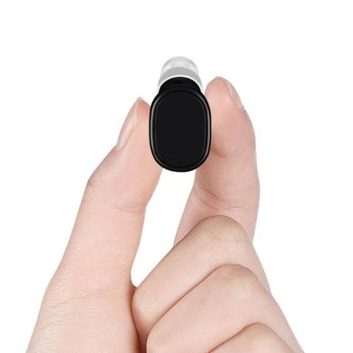 Блютуз гарнитура для телефона - беспроводной наушник с USB зарядной станцией Heonyirry X12, черная