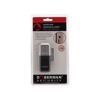 Звуковая сигнализация на входную дверь или окно Doberman Security SE-0162, датчик открытия с сиреной