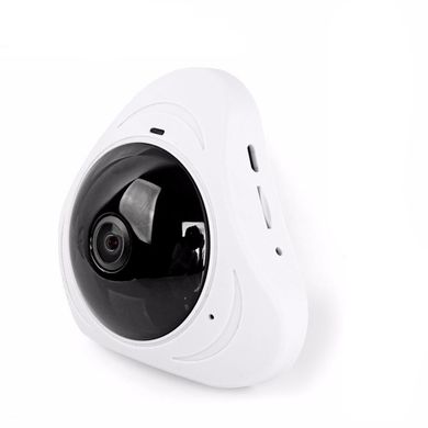 Панорамная wifi камера 360 рыбий глаз Unitoptek EC-P02, беспроводная, белая
