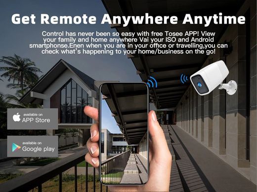 Wifi камера автономная с большим аккумулятором 12000 мАч, до 1 года работы Sdeter B-12, уличная, с записью на карту памяти до 128 Гб, Android&Iphone App (белая)