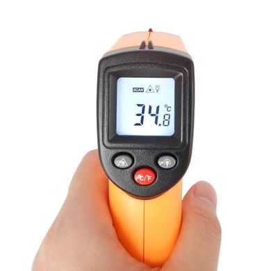 Бесконтактный электронный цифровой инфракрасный термометр VKTECH GM320, до 380 градусов