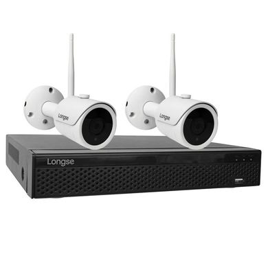 Комплект видеонаблюдения беспроводной WIFI на 2 камеры Longse WIFI 3604-5Mp Kit 2, 300 метров, 5 Мегапикселей