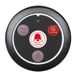 Кнопка вызова официанта беспроводная с 4-мя кнопками Retekess T117 черная, русские подписи (счет, вызов, отмена, заказ)