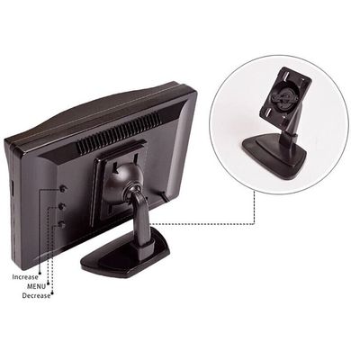 Автомобильный монитор для камеры заднего вида Podofo XSP-04, 5" дюймов