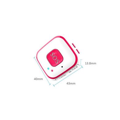 GPS трекер для детей с кнопкой SOS Badoo Security V28, розовый