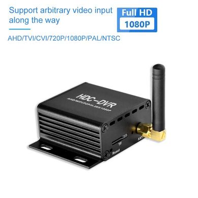 Мини видеорегистратор для видеонаблюдения с wifi на 1 камеру до 2 Мп с записью на SD карту до 256 Гб Pegatan HDC-DVR