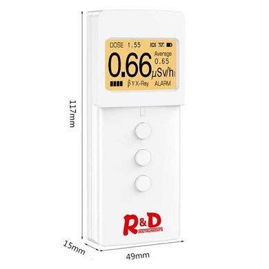 Дозиметр радиометр - прибор для измерения радиации R&D INSTRUMENTS KB 4011 (УЦЕНКА - не работает подсветка)