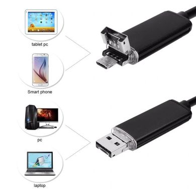 USB эндоскоп для смартфона и ноутбука Digital Lion 551S, 1 метр, 5.5 мм, мягкий кабель