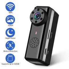 Wifi камера мини HD 1080P c умным датчиком человека Spied W6, до 15 часов автономной работы