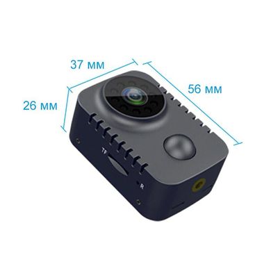 Мини камера с датчиком движения, ночным виденьем и записью на карту памяти Nectronix MD29, FullHD 1080P, до 90 дней работы