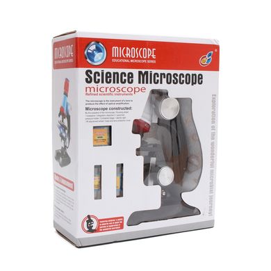 Набор детский микроскоп для школьника 1200 Х + биологические образцы Chanseon 1412